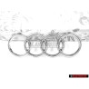 Audi Original Ringe Vorne Kühlergrill Emblem Logo Zeichen Chrom - 8L0853605 2ZZ