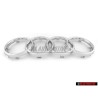 Audi Original Ringe Vorne Kühlergrill Emblem Logo Zeichen Chrom - 8L0853605 2ZZ