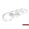 Audi Original Ringe Vorne Kühlergrill Emblem Logo Zeichen Chrom - 8L0853605 2ZZ