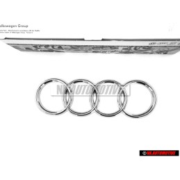 Audi Original Ringe Hinten Schriftzug Emblem Logo Zeichen Chrom - 8Z0853742 2ZZ