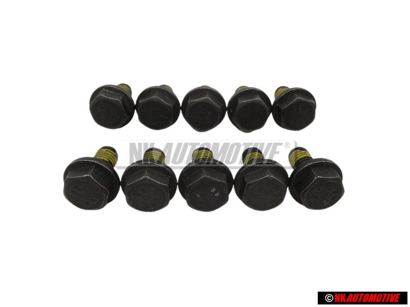 10x VW Original Sechskantbundschraube - N 90328502
