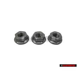 3x VW Original Sechskantbundmutter - N 90215805