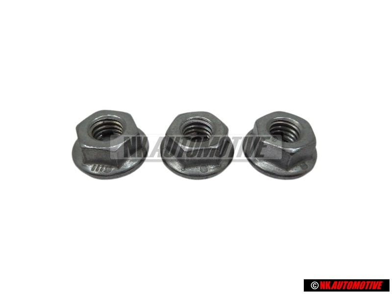 3x VW Original Sechskantbundmutter - N 90215805