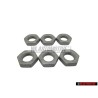 6x VW Original Mutter - N 10328602