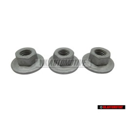 3x VW Original Sechskantbundmutter - N 90908301