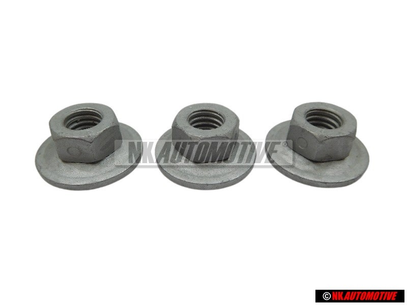 3x VW Original Sechskantbundmutter - N 90908301