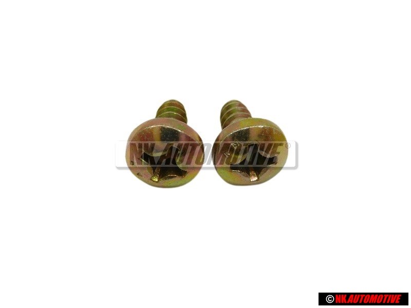 2x VW Original Linsenblechschraube - N 0139734