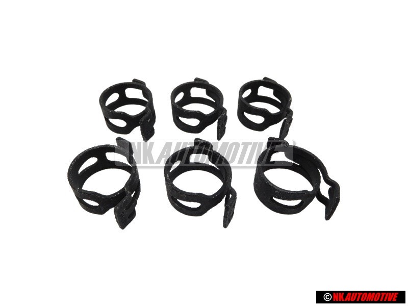 6x VW Original Federbandschelle - N 0164021
