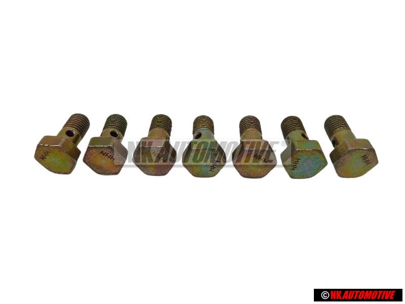 7x VW Original Hohlschraube - N 90183603