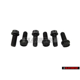 6x VW Original Zwölfkantschraube - N 10104501