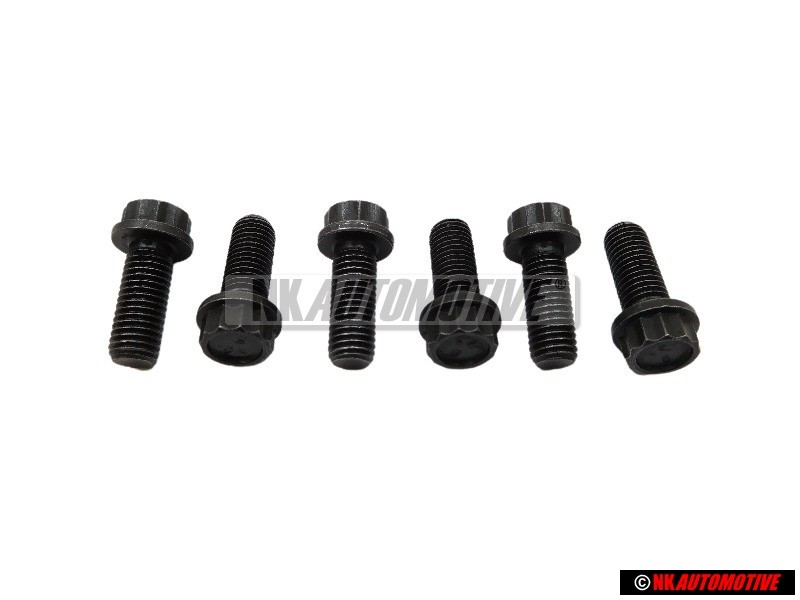 6x VW Original Zwölfkantschraube - N 10104501