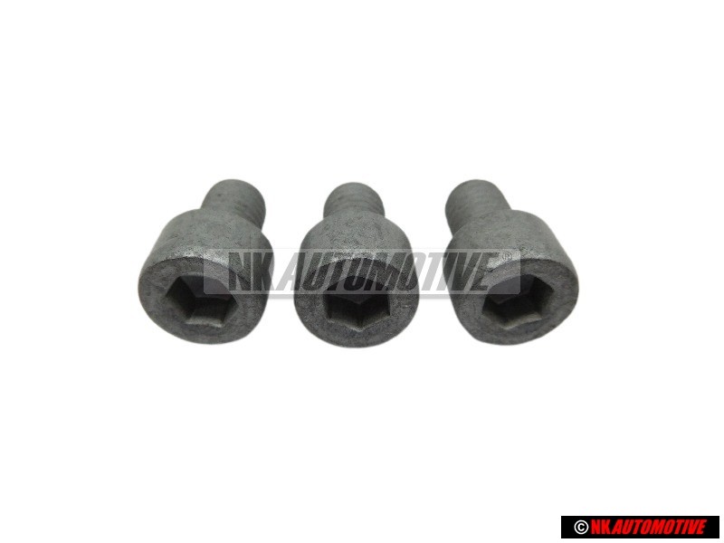 3x VW Original Zylinderschraube Mit Innen- Sechskantkopf - N 0147067
