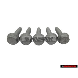 5x VW Original Sechskantbundschraube - N 10240001