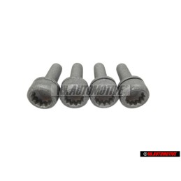 4x VW Original Zylinderschraube Mit Innen- Sechskantkopf - N 90401901