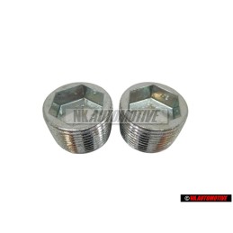 2x VW Original Verschlussschraube - 012301127C