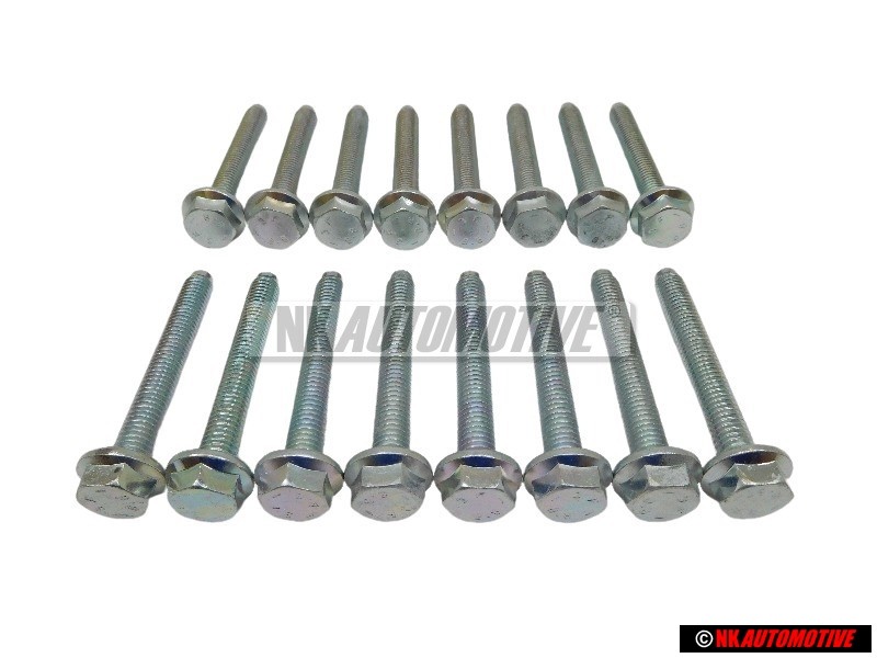 16x VW Original Sechskantbundschraube - N 10138905