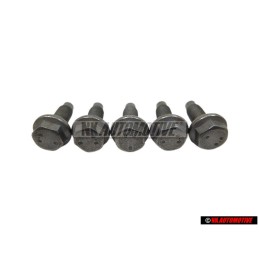 5x VW Original Sechskantschraube - N 10143002
