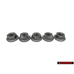 5x VW Original Bundmutter - N 10017304