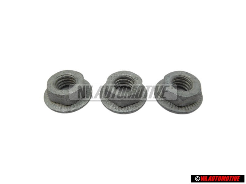 3x VW Original Bundmutter - N 90106304