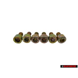6x VW Original Zylinderschraube Mit Innen- Sechskantkopf - N 0147506