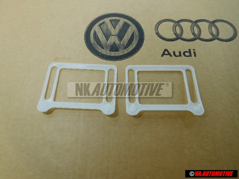 2x VW Original Halter Klappe Lüfterring Lüftermotor Kühler - 191121227