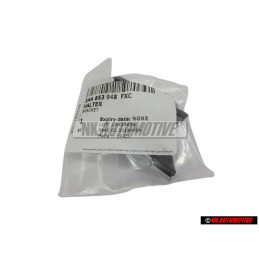 VW Original R LINE Vorne Kühlergrill Emblem Schriftzug Chrom - 3AA853948 FXC