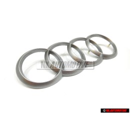 Audi Original Ringe Motorabdeckung Zeichen Schriftzug Emblem Logo - 022103940C