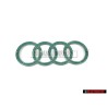 Audi Original Ringe Motorabdeckung Zeichen Schriftzug Emblem Logo - 022103940C
