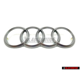 Audi Original Ringe Motorabdeckung Zeichen Schriftzug Emblem Logo - 4H0103940A