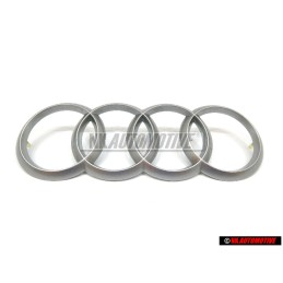 Audi Original Ringe Motorabdeckung Zeichen Schriftzug Emblem Logo - 4H0103940A