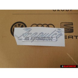 VW Original Folienschriftzug Graublau/Violett - 155853688B F80