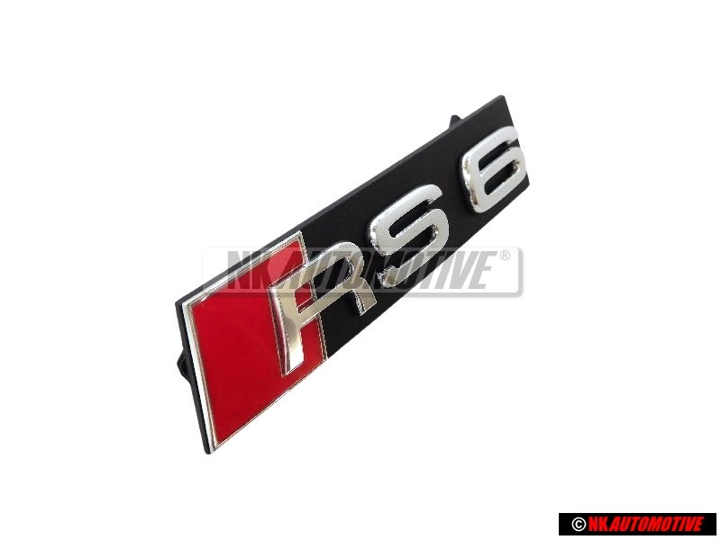 Audi Original RS6 Vorne Kühlergrill Emblem Schriftzug - 4F0853736H 2ZZ