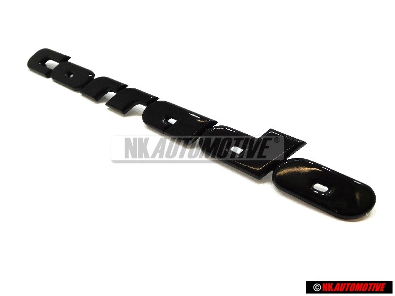VW Original CORRADO Hinten Schriftzug Emblem Logo Schwarz - 535853687 ROH