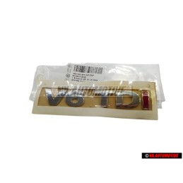 VW Original Passat V6 TDI Hinten Schriftzug Emblem Logo Chrom - 3B0853675ADGQF