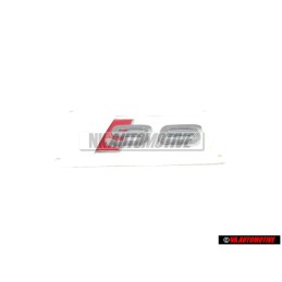 Audi Original S6 Hinten Schriftzug Emblem Logo Chrom Rot - 4B0853735 2ZZ