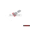 Audi Original S6 Hinten Schriftzug Emblem Logo Chrom Rot - 4B0853735 2ZZ