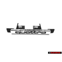 Audi Original QUATTRO Vorne Kühlergrill Emblem Schriftzug Chrom - 4B0853736A 2ZZ