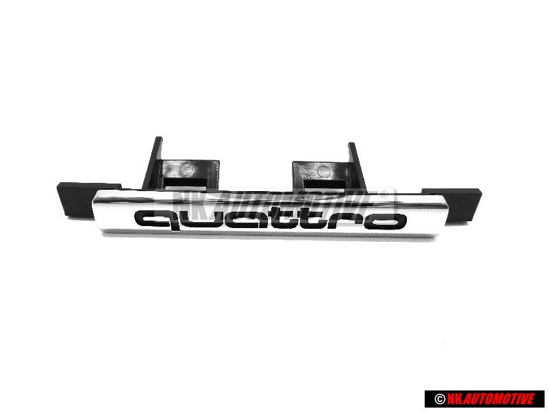 Audi Original QUATTRO Vorne Kühlergrill Emblem Schriftzug Chrom - 4B0853736A 2ZZ