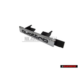 Audi Original QUATTRO Vorne Kühlergrill Emblem Schriftzug Chrom - 4B0853736A 2ZZ