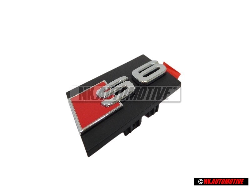 Audi Original S6 Vorne Kühlergrill Emblem Schriftzug - 4B3853735A 2ZZ