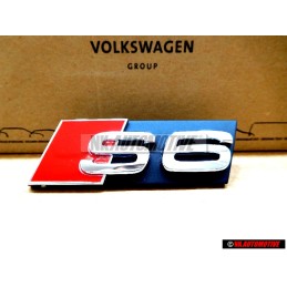 Audi Original S6 Vorne Kühlergrill Emblem Schriftzug - 4F0853736F 2ZZ