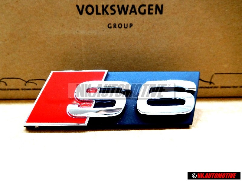 Audi Original S6 Vorne Kühlergrill Emblem Schriftzug - 4F0853736F 2ZZ