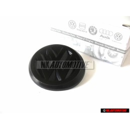 VW Original Hinten Emblem Logo Zeichen Schwarz 50mm - 191853601B MY8