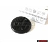 VW Original Hinten Emblem Logo Zeichen Schwarz 50mm - 191853601B MY8