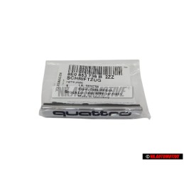 Audi Original QUATTRO Vorne Kühlergrill Emblem Schriftzug Chrom - 8E0853736B 2ZZ