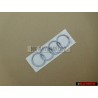 Audi Original Ringe Hinten Schriftzug Emblem Logo Zeichen Chrom - 8E9853742 2ZZ