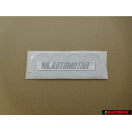 Audi Original Ringe Hinten Schriftzug Emblem Logo Zeichen Chrom - 8E9853742 2ZZ