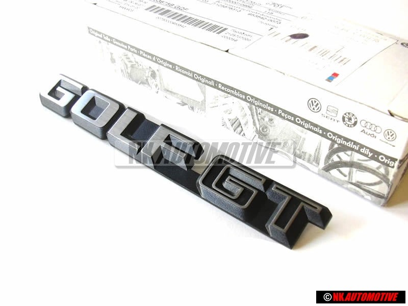 VW Original GOLF GT Hinten Schriftzug Emblem Logo - 191853687H GX2