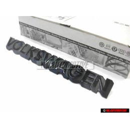 VW Original VOLKSWAGEN Hinten Schriftzug Emblem Logo Schwarz - 321853685C 01C