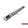 VW Original CABRIOLET Hinten Schriftzug Emblem Logo Weiß Golf 1 - 155853687B QK6
